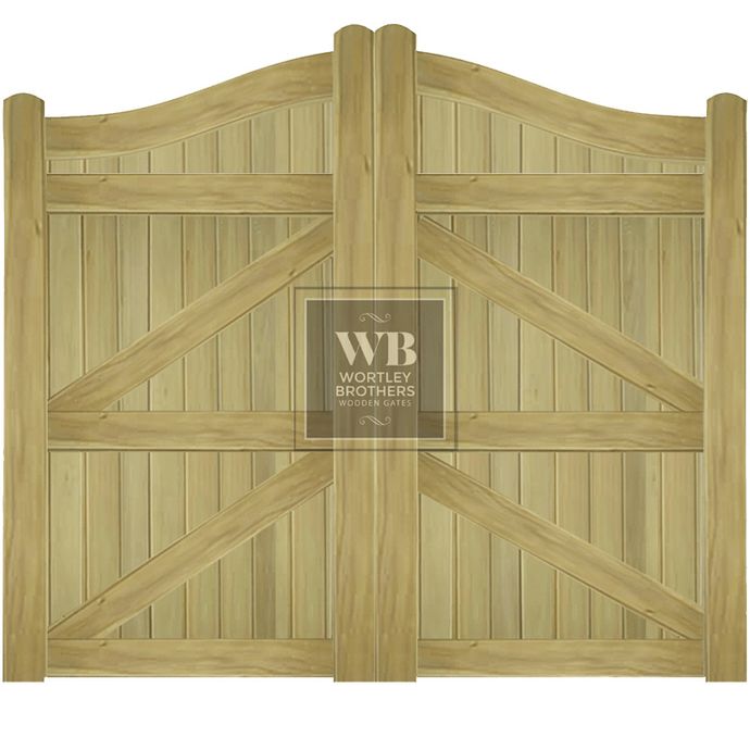 Shrewsbury Omega Wooden Gates (Next Day Dispatch)