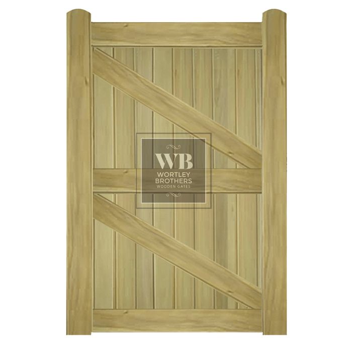 Shrewsbury Straight Wooden Gate (Next Day Dispatch)
