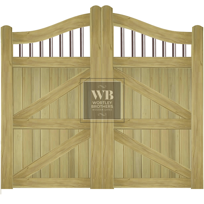 Buxton Omega Wooden Gates