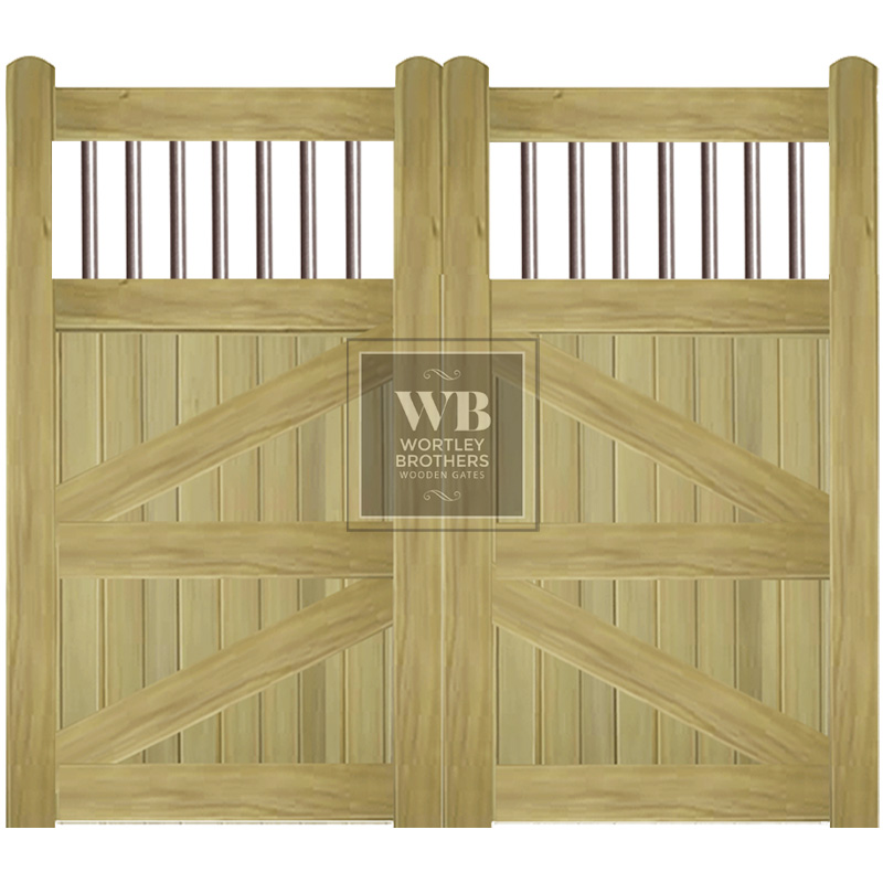 Buxton Straight Wooden Gates