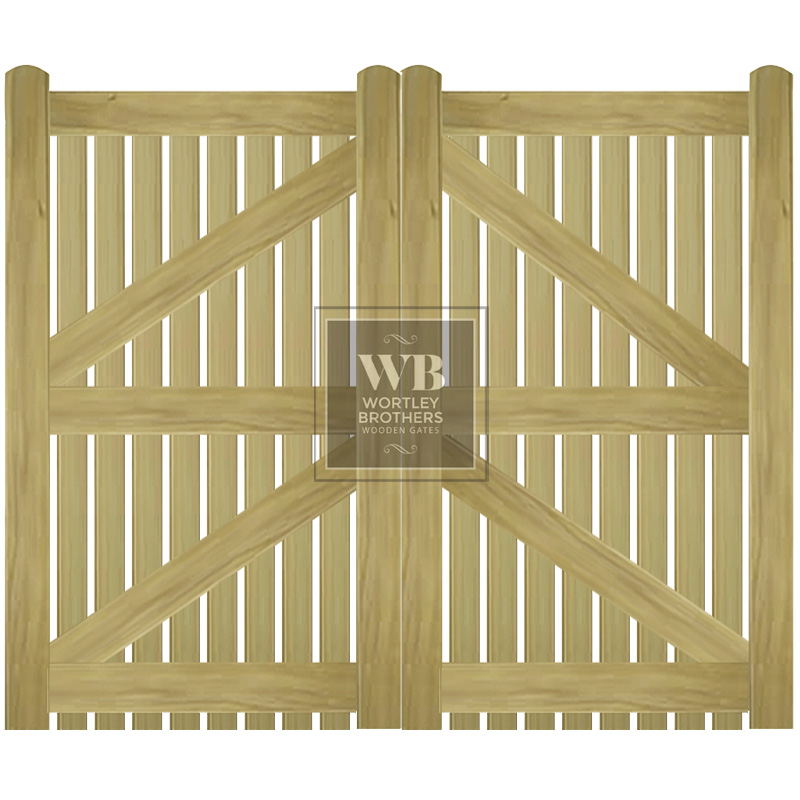 Devonshire Straight Wooden Gates