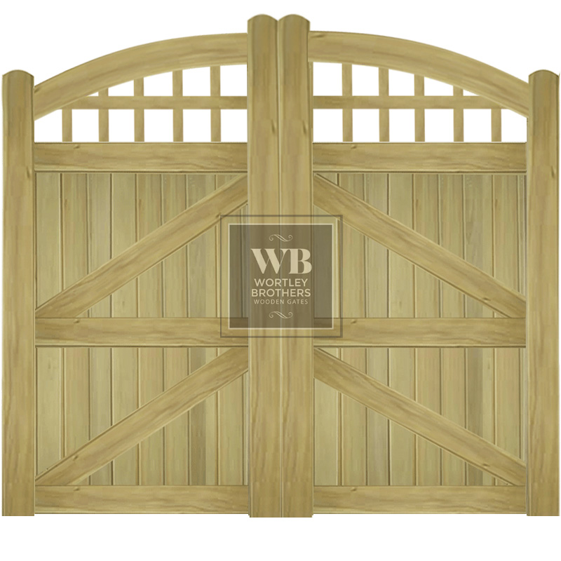 Suffolk Bow Wooden Gates